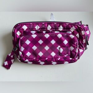 LUG HITCH BELT BAG GINGHAM BERRY NWOT
